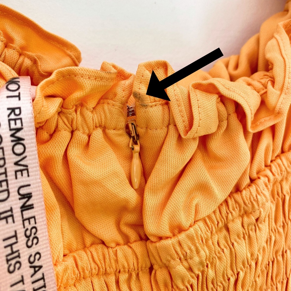 NEW House of CB Phedra Dress Warm Apricot Large+ (XL) - Picture 16 of 17